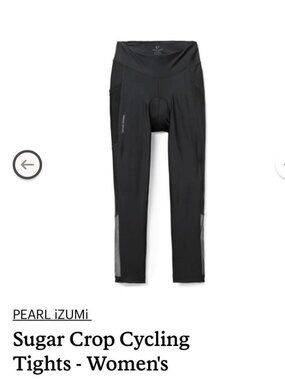 Women's PEARL iZUMi Sugar Crop Cycling Tights (S)